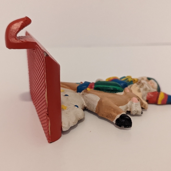 Midwest Santa Claus Riding Reindeer Christmas Stocking Cast Iron - Picture 9 of 12